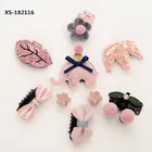 Baby girl cute pink hair clip set hair accessories