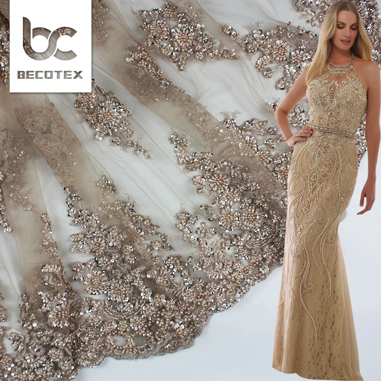 2021 nude color bead pearl lace fabric high quality bridal lace fabric beaded lace fabric, Customized
2021 nude color bead pearl lace fabric high quality bridal lace fabric beaded lace fabric, Customized