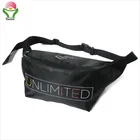 newest fashion custom cheaper blank black 600D polyester travel waist bag, Sport Running waist bag