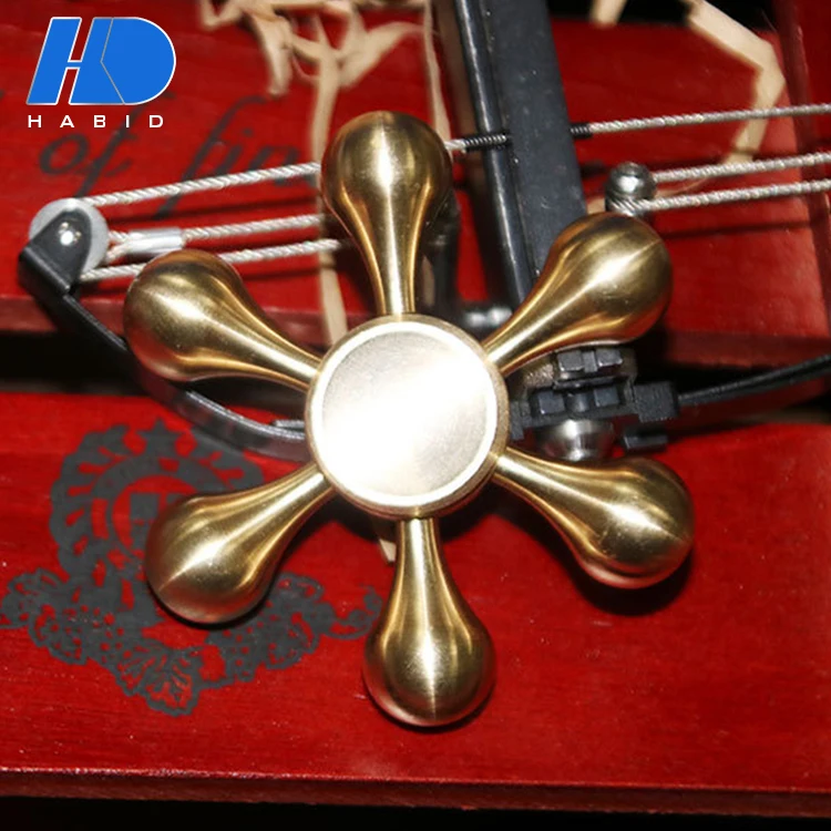 High Quality 3D High Speed Stainless Steel Finger Spinner Best Selling Six Winged Water Drop Wind Hand Fidget Spinner Toys