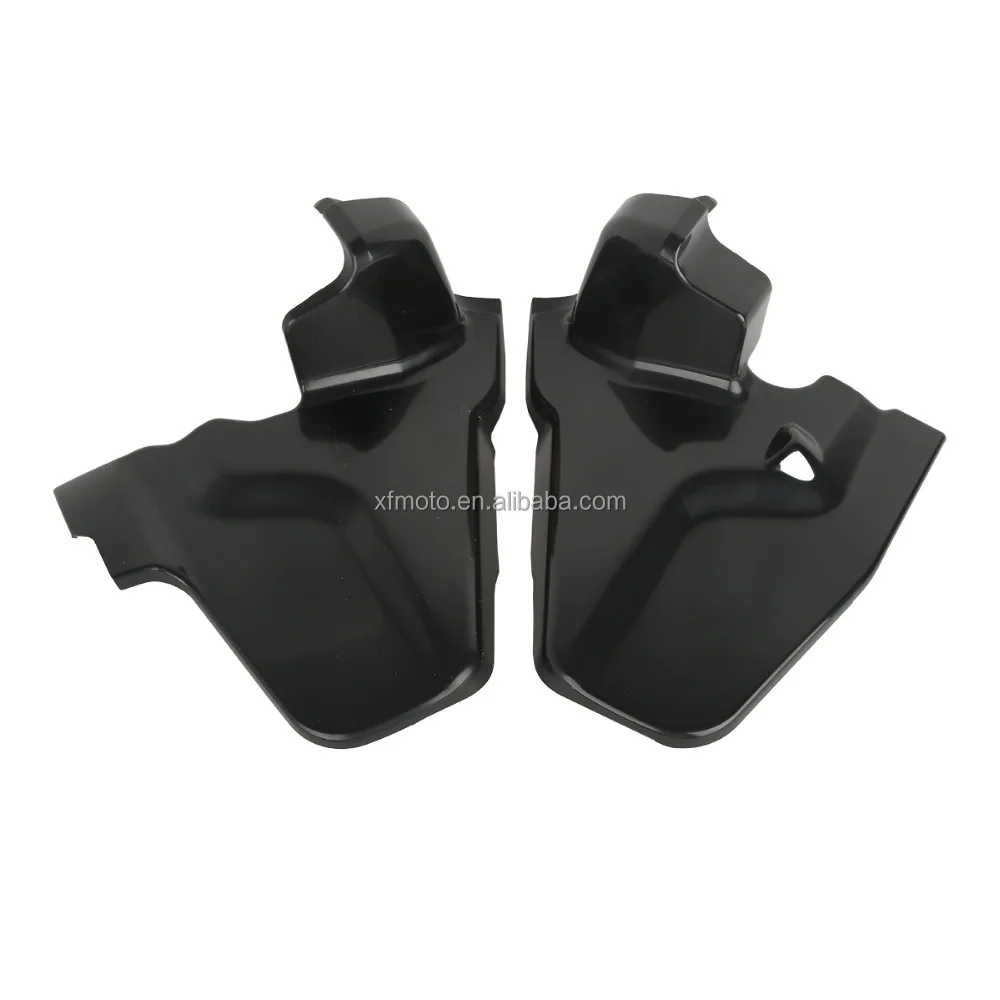 right unpainted black engine frame covers for honda goldwing gl