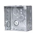 UL approved 4inch square welded galvanized steel metal box