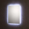 Hotel Illuminated Led Backlit Light Steel Bathroom Vanity Mirror
