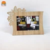Wholesale Simple Orange Cheap Hollow Out Butterfly 4X6 Wooden Photo picture Frame for Decoration