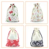Hemp Gift Drawstring Custom Canvas Eco Friendly Mini Cotton Pouch Drawstring Clothing Bag