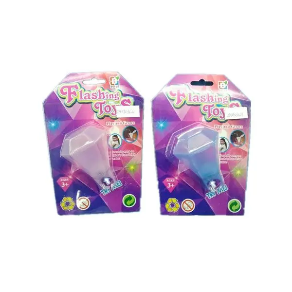 Glowing Toys,Plastic Ring Lighting Up,Novelty Plastic Diamond