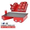 Heavy Duty Machine Dolly Skate Machinery Roller Mover Cargo Trolley Industrial Machinery Mover Skate (CRD-15T-RW)