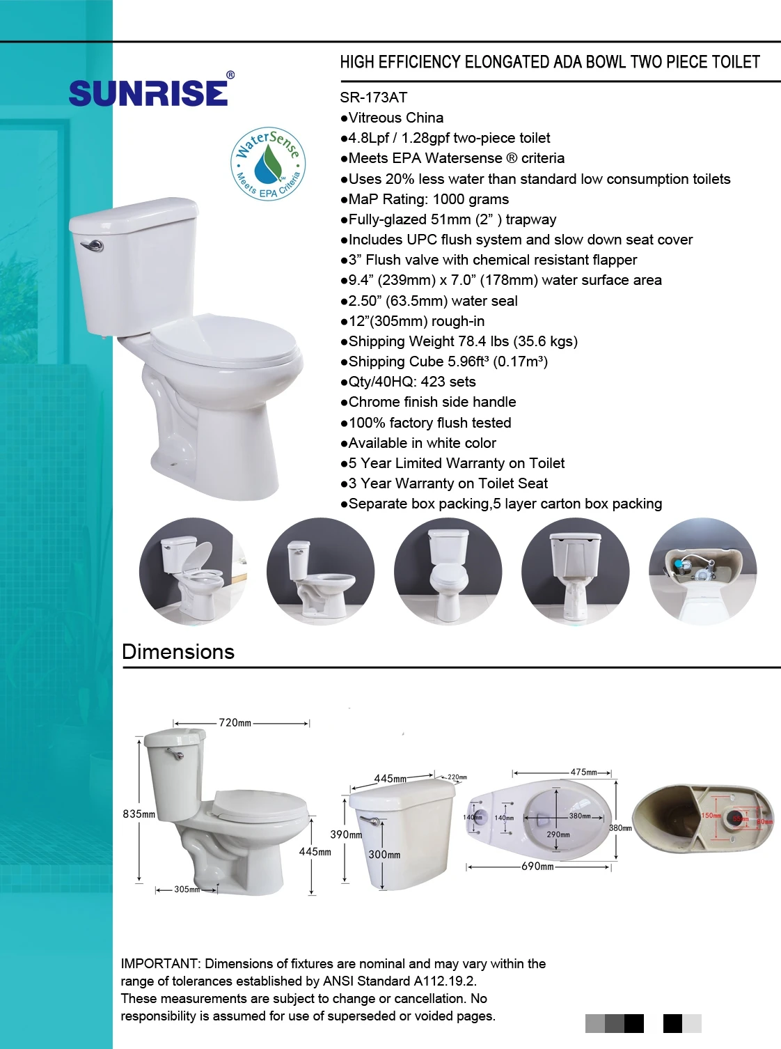 SR-173AT chinese ceramic wc toilet brand UPC flush system 008615689156892
