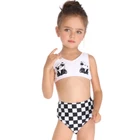 Baby Girls Summer Child Swimwear 2Pcs Polka Dots Halter Seaside Swimsuit/Baby Bathing Suit/Swimming Little Girls Swimsuits