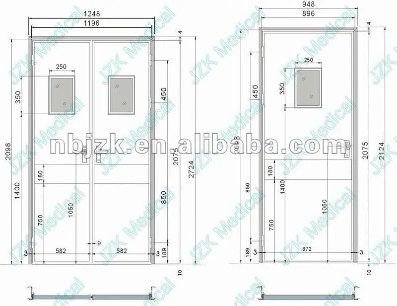X Ray Double Swing Door As Lead Lined Sliding Doors View Lead Lined Sliding Doors Jianzhikang Product Details From Ningbo Jianzhikang Medical