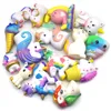 2018 Trending Kawaii Squishy Animal Toys Unicorn,Cat,Cake,Panda Customized Licensed Squishy Factory