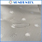 pu coated 100% polyester jacquard handbag lining with logo