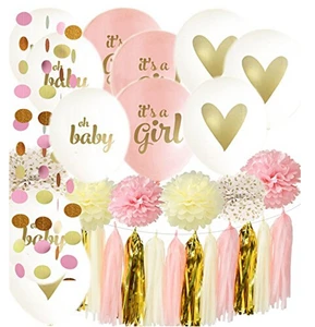 gifts & crafts decorations pink and gold party decorations 19