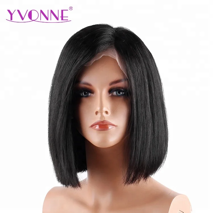 Yvonne Bob Short Virgin Remy Straight Human Hair Wigs 
Yvonne Bob Short Virgin Remy Straight Human Hair Wigs
