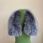 Gentleman men's jacket natural fox fur fur collar