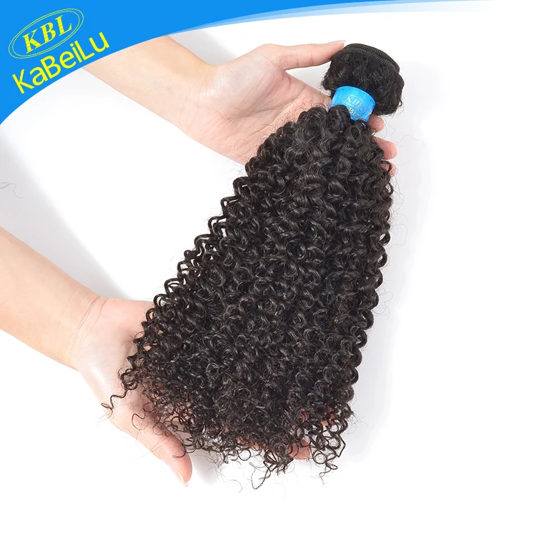 Shedding Free Blonde Kinky Curly Hair Weave Can Be Dyed Brazilian