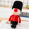 yangzhou manufacturer OEM custom plush toy stuffed toy custom plush doll Royal Guard with Bear hat
