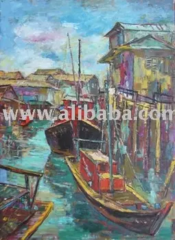 Oil Painting From Malaysia Famous Artist - Buy Oil Painting Product on