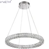 Weiyi Stainless Steel Pendant Lamp Home Lighting Modern Lustre Moderne Crystal Chandelier