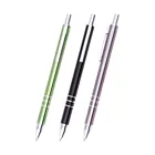 Business High Quality fancy design Wholesale ball pen Metallic color ball Customer's Logo