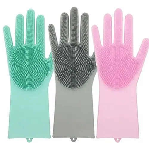 Oven Usage Silicone Cleaning Brush Scrubber Dishwashing Gloves, Pantone color for silicone gloves
Oven Usage Silicone Cleaning Brush Scrubber Dishwashing Gloves, Pantone color for silicone gloves