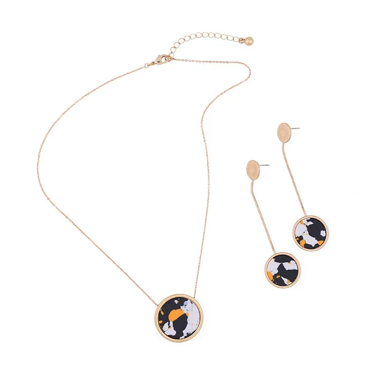 xl01425b Fashion Simple Necklace Jewelry Wholesale Round Marble Coin Necklace Pendant
xl01425b Fashion Simple Necklace Jewelry Wholesale Round Marble Coin Necklace Pendant