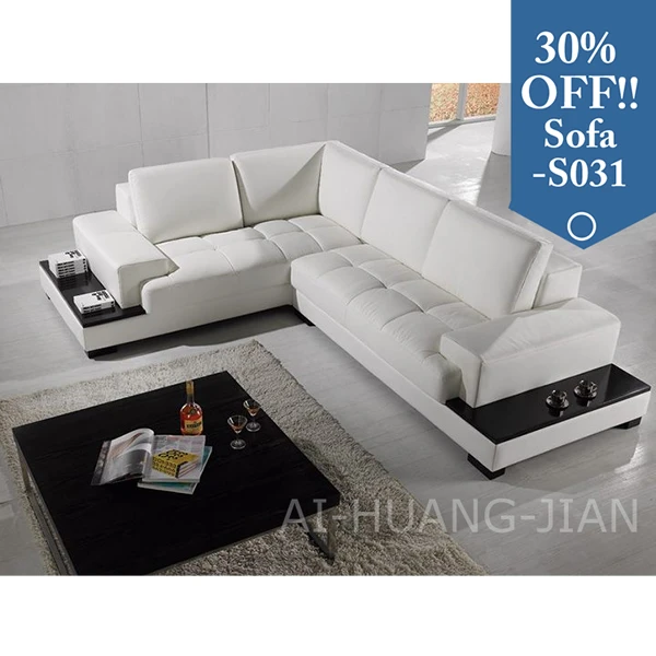 2+3 SEATER 5 LEATHER SOFA WITH Bookshelf the reverse side