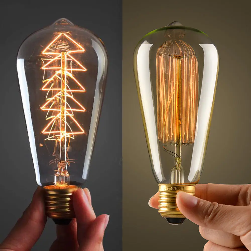 40 W 60 W Carbone Décoratif Filament De La Lampe À Incandescence