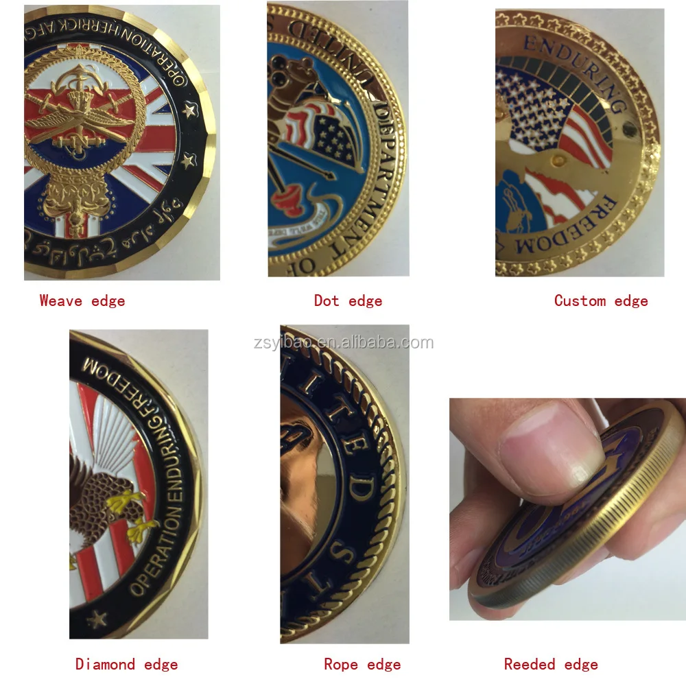 Cheap custom metal collection& stamping coin with soft enemal