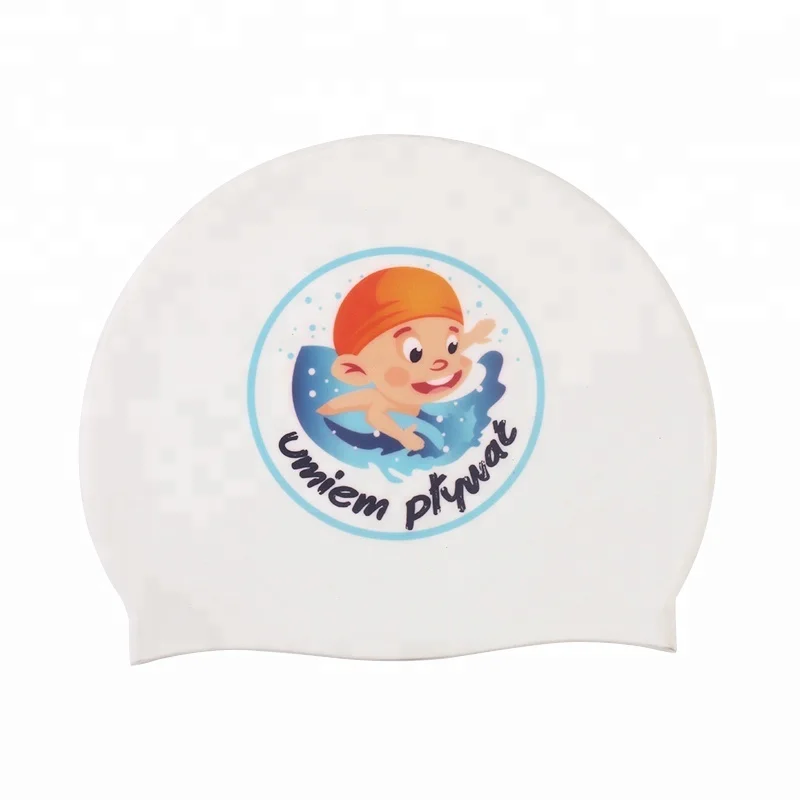 Natural Rubber Latex Swimming Caps Fashionable Best Price Silicone