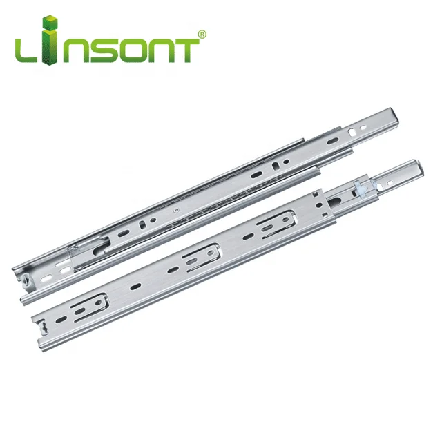 Linsont new hardware products Linsont 35mm stainless steel roller bearing under table 24 inch drawer slides