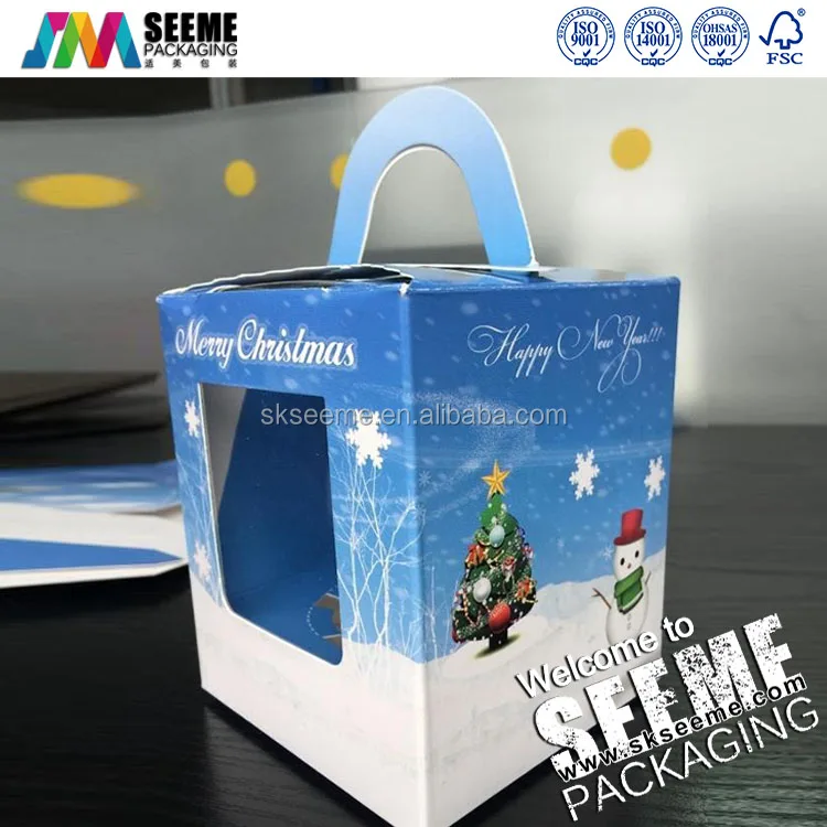 wholesale custom cardboard gift box decorative christmas gift