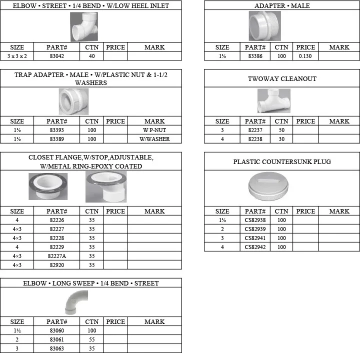 PVC DWV FITTING Catalogue201511-4