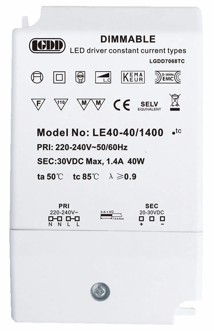 high quality indoor mutiple dimming model led driver