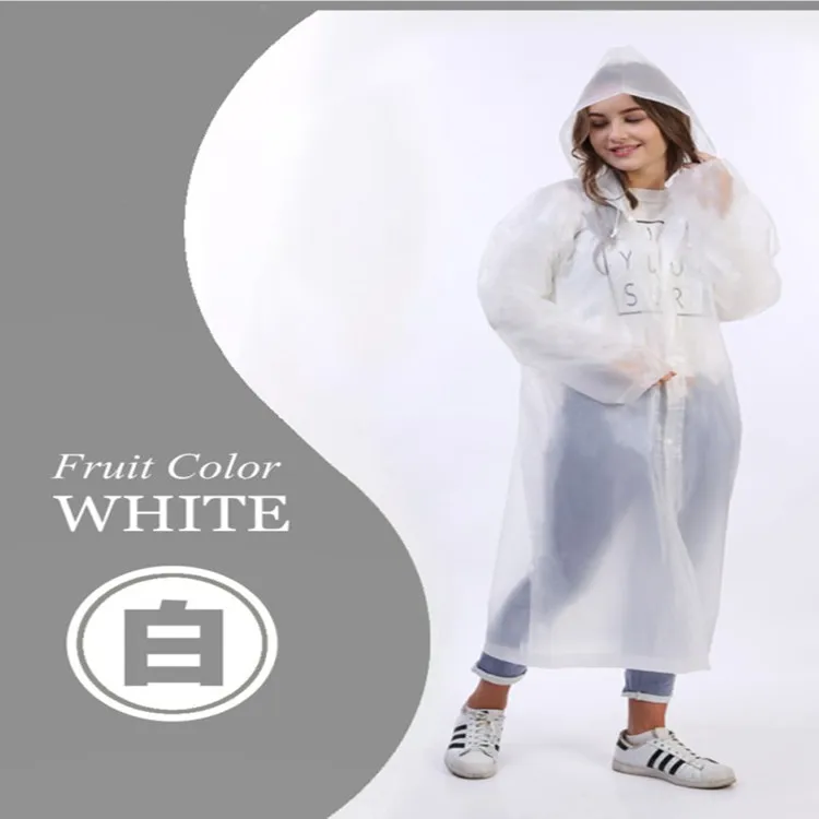 reusabel waterproof rain coat with hood, N/a