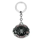 Aliexpress hot sale BASTARSD key chain European and American ornaments pop band metal keychain