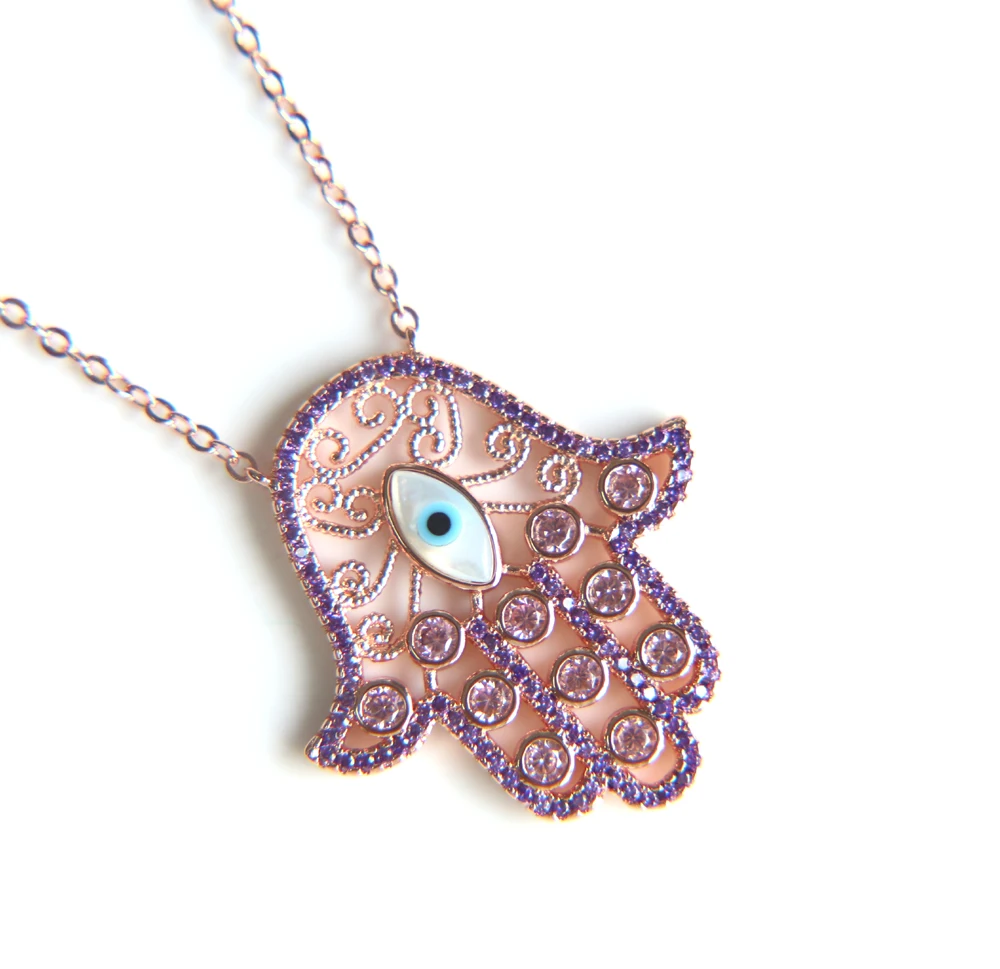 high quality stock red clear cubic zirconia rose gold plated turkish jewelry hamsa hand pendant necklace
high quality stock red clear cubic zirconia rose gold plated turkish jewelry hamsa hand pendant necklace