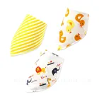 HOT SALE Waterproof Kids Children Saliva Burp Apron Baby Boys Girls Cotton Bibs