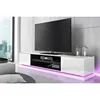 Handong Large White High Gloss TV Unit with LED Lighting