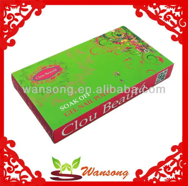 green natural cardboard box /customized luxury gift box