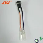 2.1mm x 5.5mm female dc inlet jack panel mount wiring harness