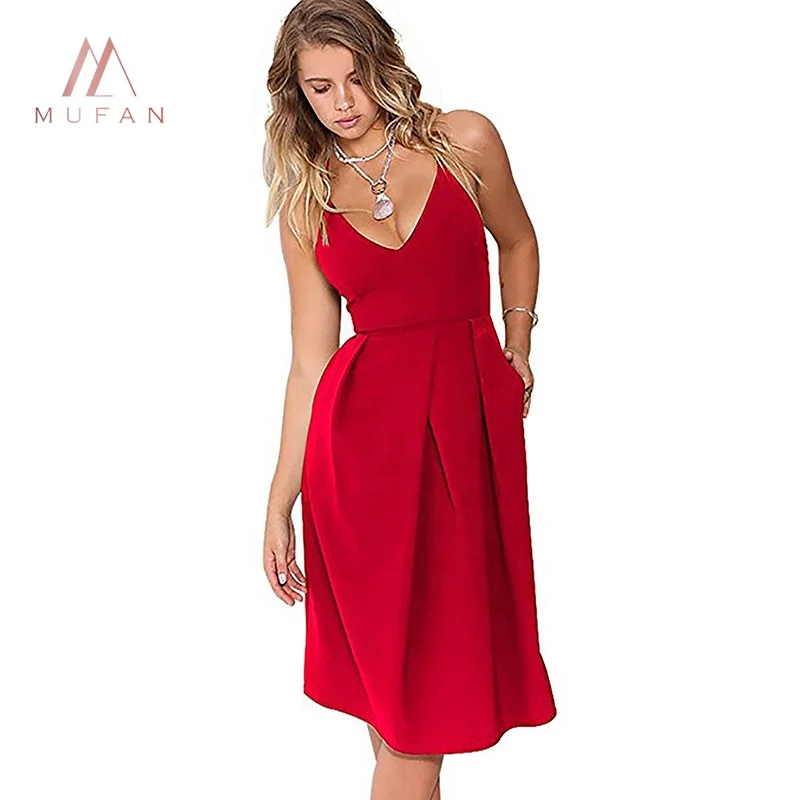 Women's Deep V Neck Adjustable Spaghetti Straps Summer Dress Sleeveless Sexy Backless Party Dresses with Pocket, As picture color
Women's Deep V Neck Adjustable Spaghetti Straps Summer Dress Sleeveless Sexy Backless Party Dresses with Pocket, As picture color