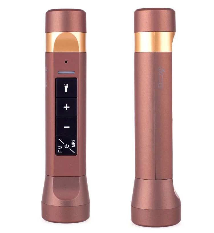 Outdoor sport led torch light bluetooth speaker with Flashlight power bank - ANKUX.COM