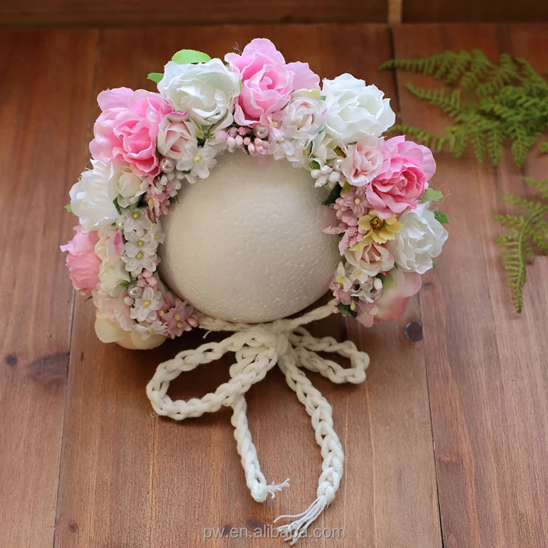 New Fashion Handmade Newborn Baby Girl Floral Bonnet for photography Props Baby Flower Hat
New Fashion Handmade Newborn Baby Girl Floral Bonnet for photography Props Baby Flower Hat