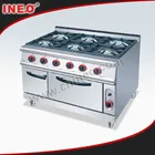 Free Standing 6 Burners Gas Cooker Oven/Gas Cooker With Oven/Gas Range Oven