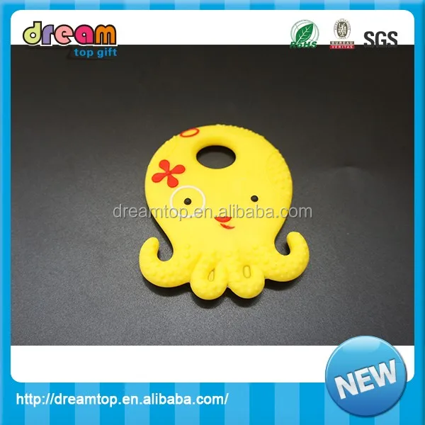 feeder shaped baby teething silicone pendant teething wholesale