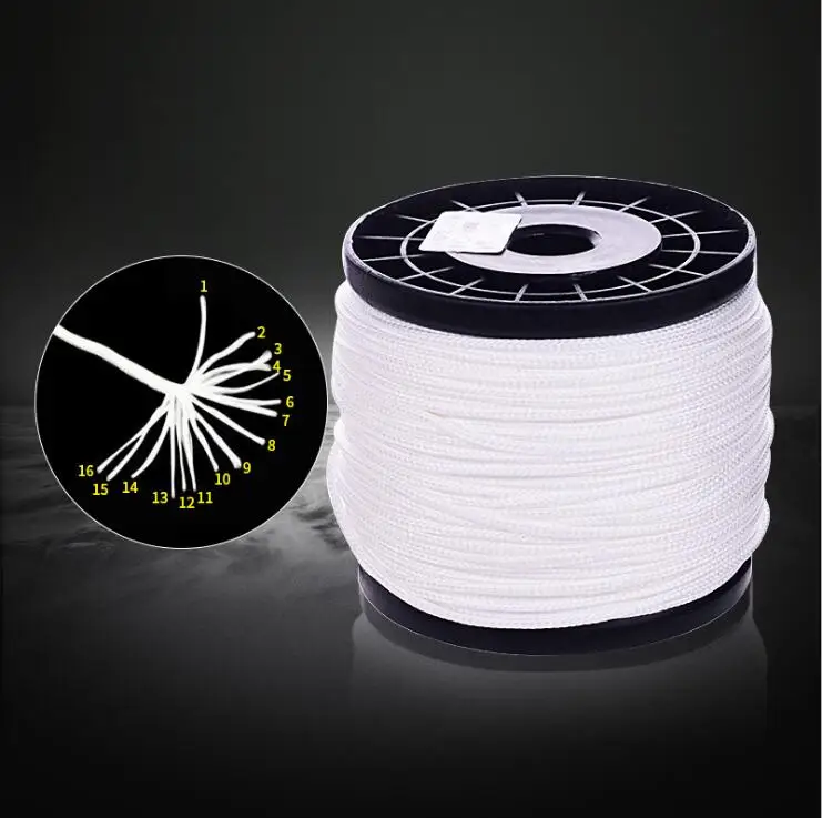 2.5mm 600lbs 100M 16 strands core line fishing supper strong fishing net line, White
2.5mm 600lbs 100M 16 strands core line fishing supper strong fishing net line, White