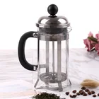 New Style High Quality Clear Glass Tea Coffee Maker French press pot For Sale