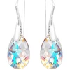 Crystal Aurora Drop Earrings 925 Sterling Silver Crystal From Swarovski Girls Hermosa Jewelry Amazon HOT