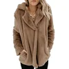 Fashion Custom Wholesale Winter 100% Polyester Fleece Trench Wool Coat